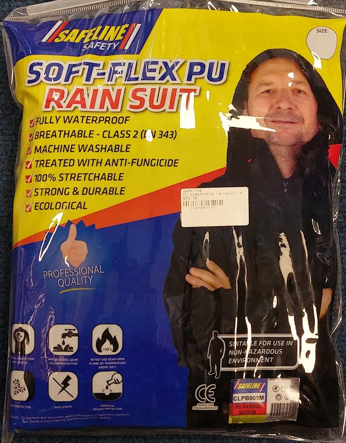 Safeline Soft Flex PU Rain Suit