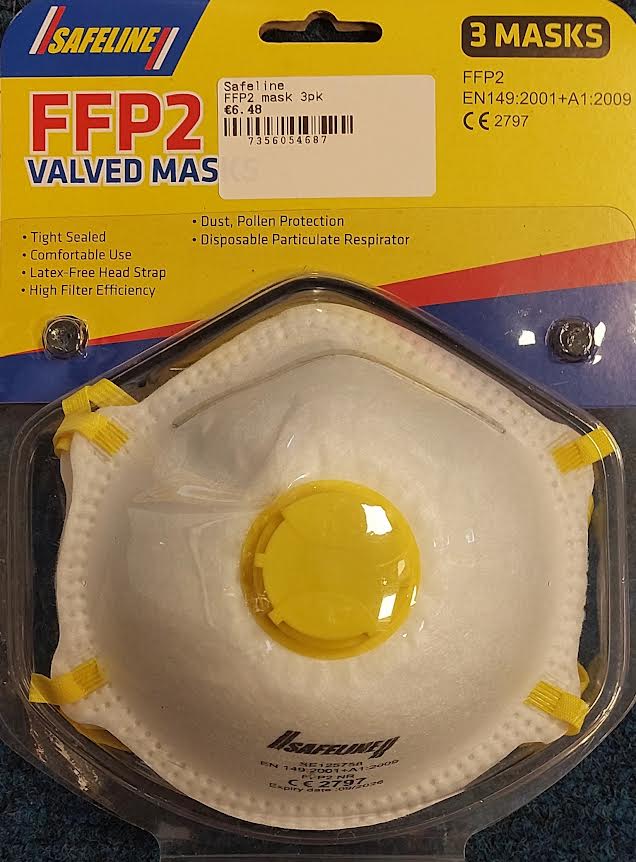 SAFELINE FFP2 valved mask