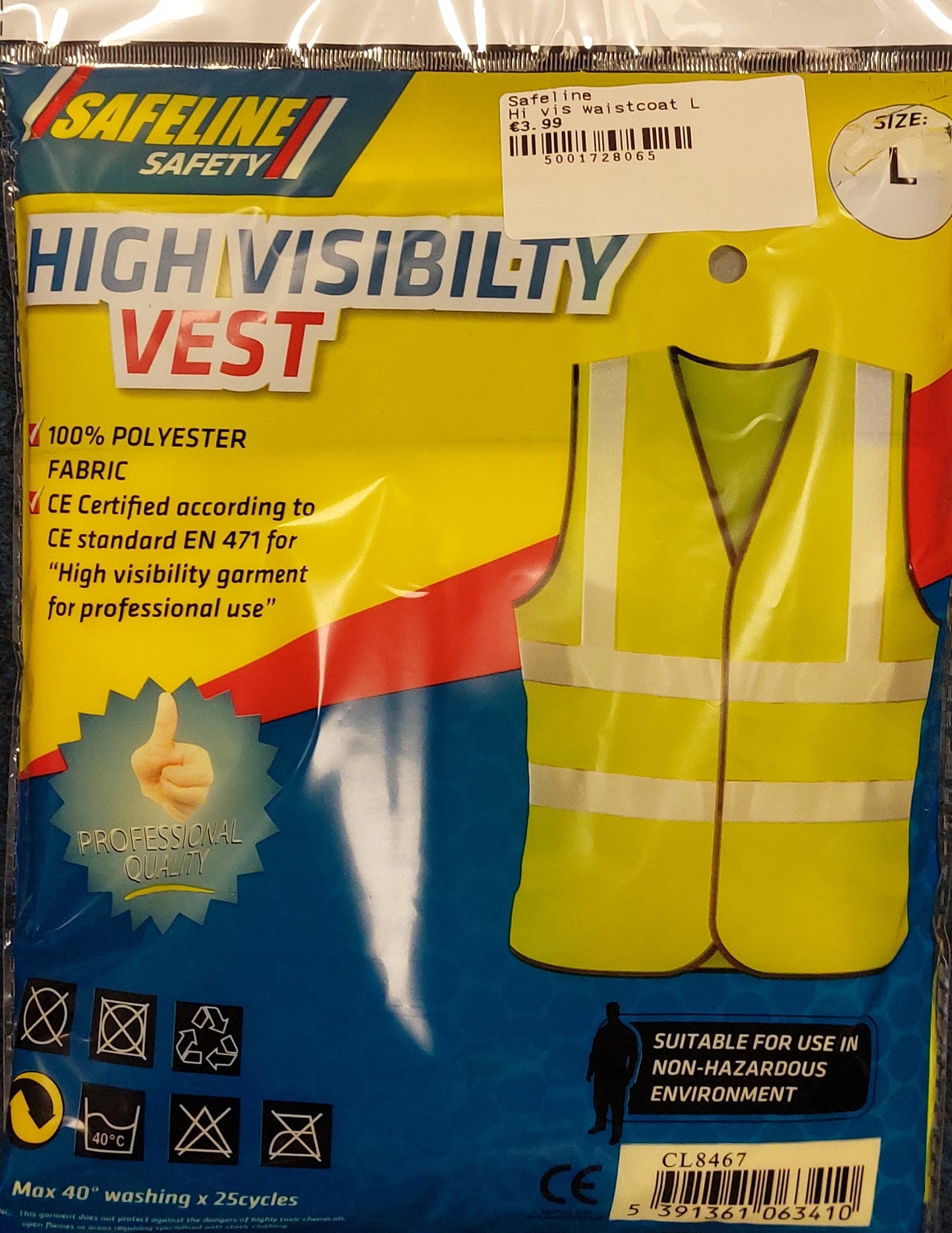 SAFELINE HIGH VIS VEST