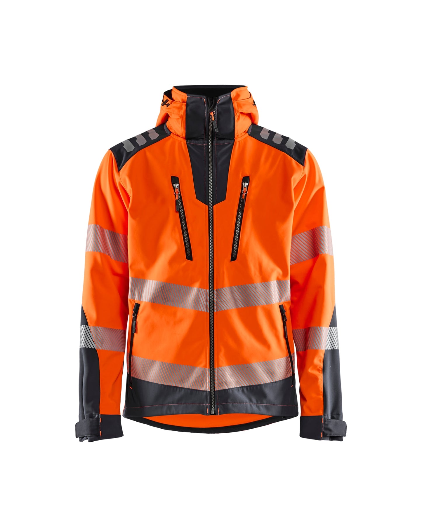 4491 Blaklader HIGH VIS LIGHT SOFTSHELL JACKET