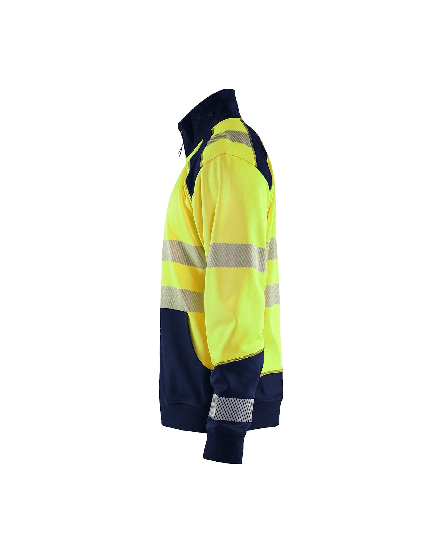3556 Hi-Vis sweatshirt with half zip