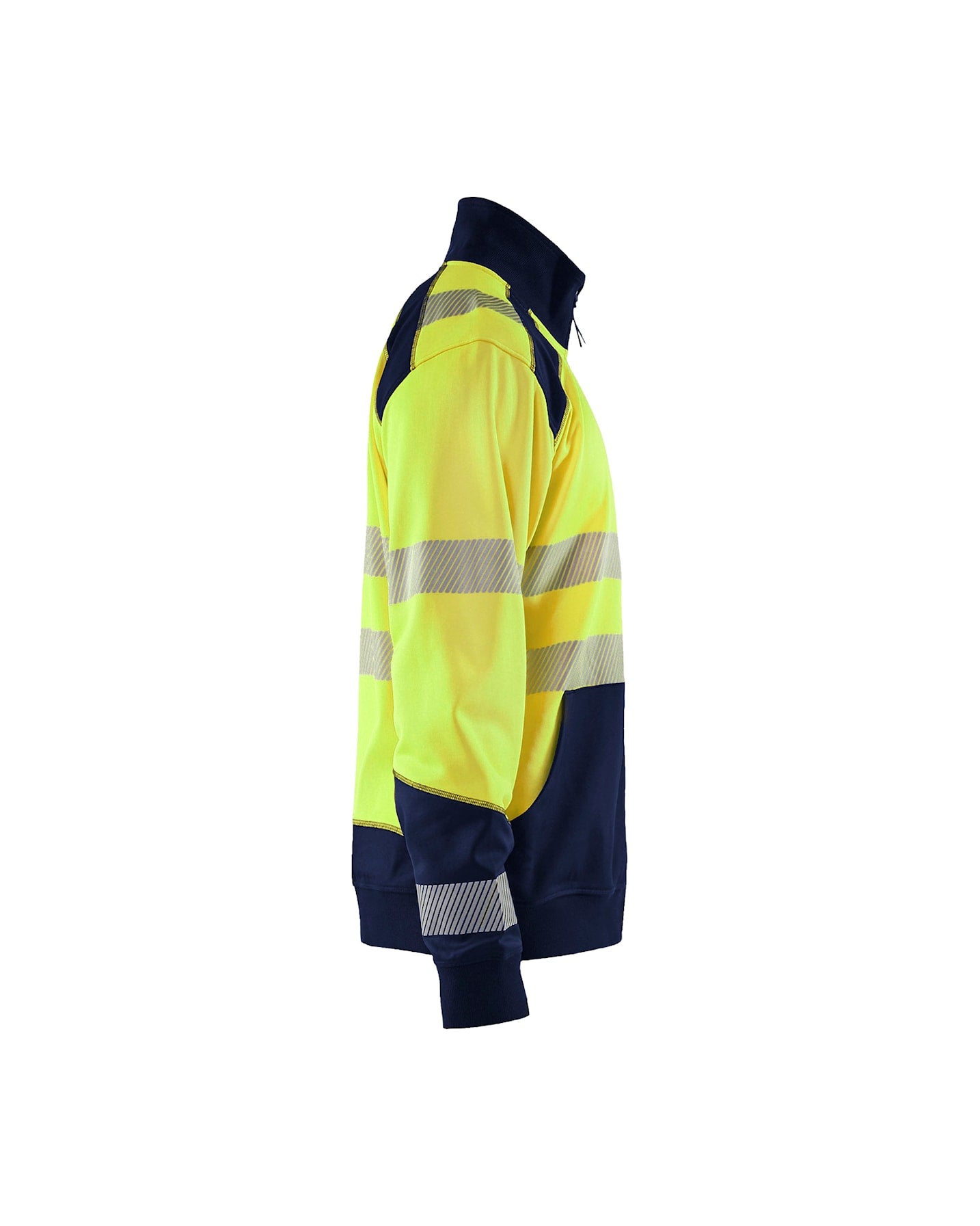 3556 Hi-Vis sweatshirt with half zip