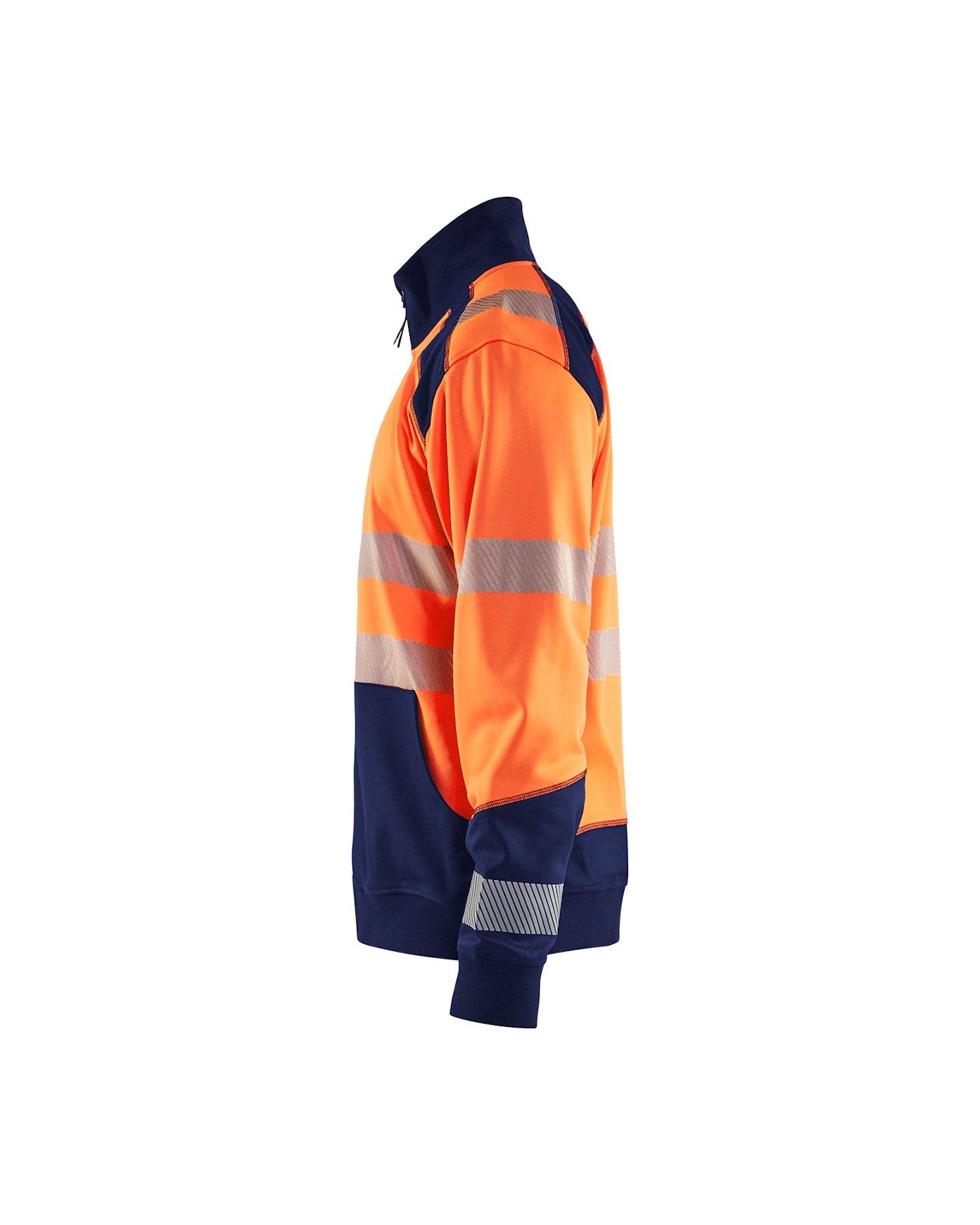 3556 Hi-Vis sweatshirt with half zip