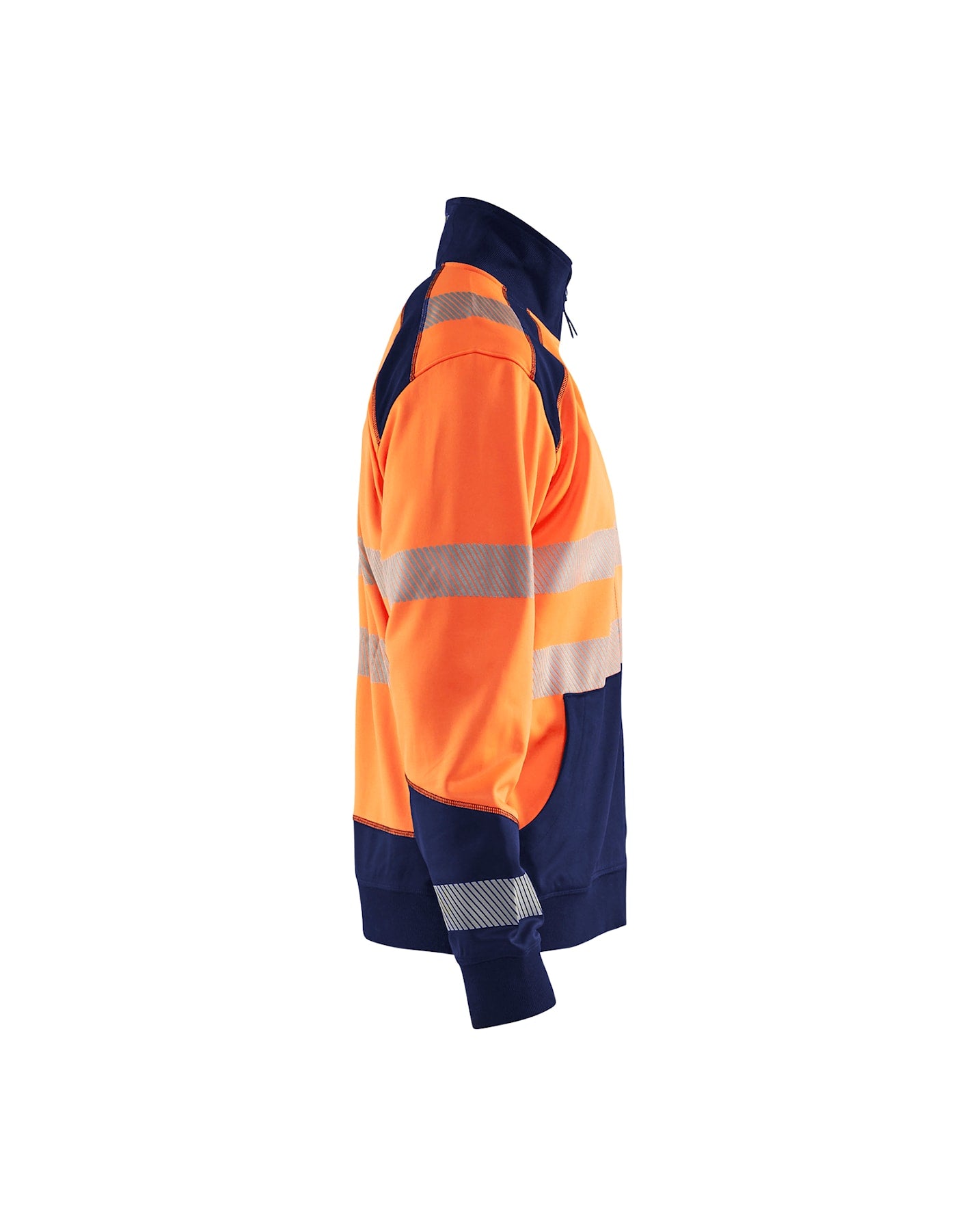 3556 Hi-Vis sweatshirt with half zip