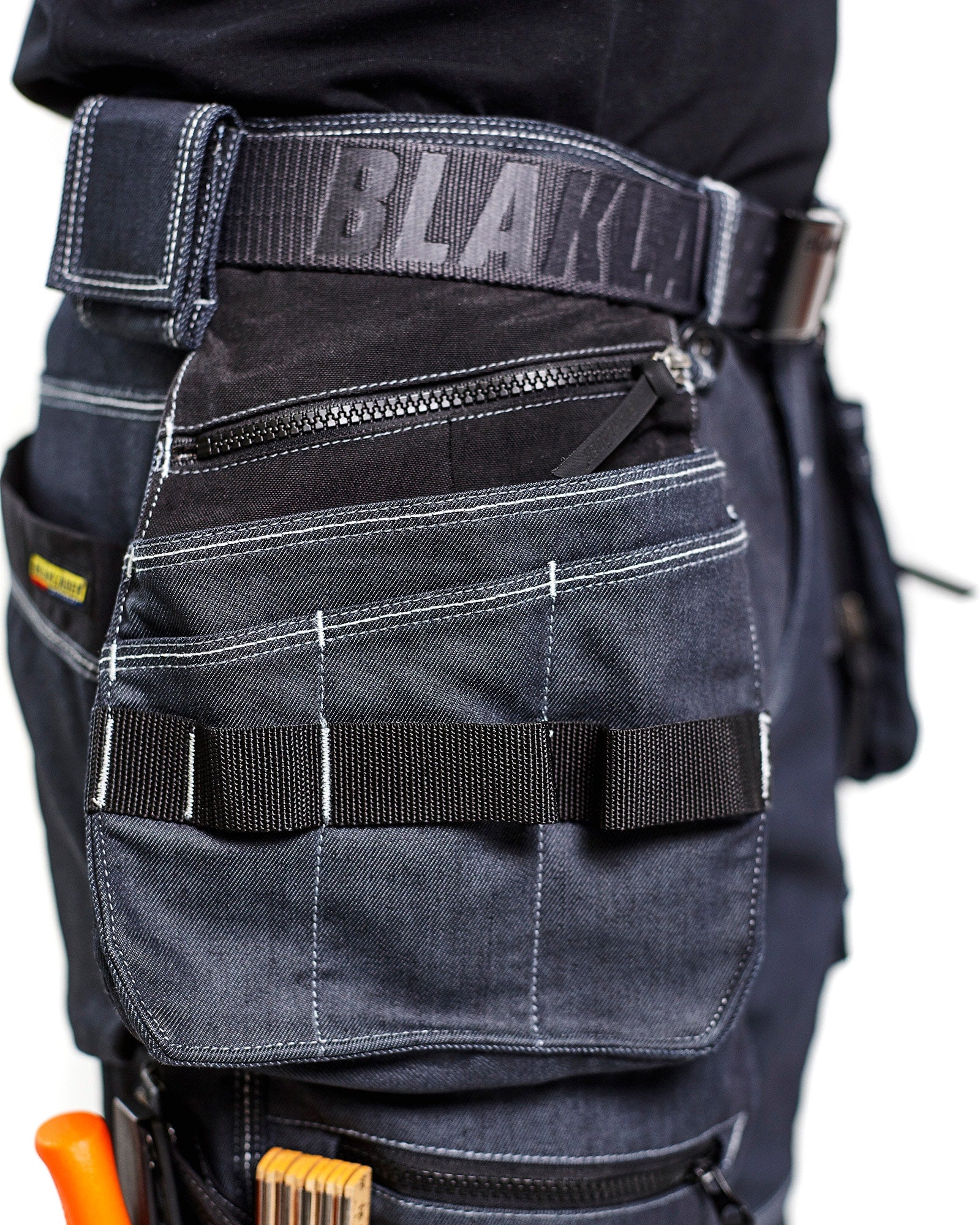 Blaklader 7990 Ladies Craftsman Trouser X1900 Stretch Navy Blue/Black